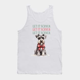 Christmas Schnauzer Pun Tank Top